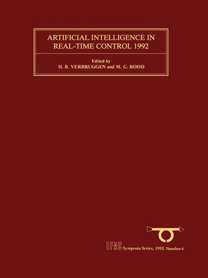 cover image of Artificial Intelligence in Real-Time Control 1992